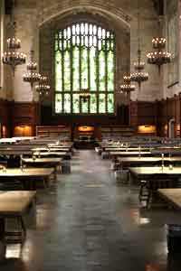 University of Michigan Law School Library where law library consultant, Elyse Fox, received her J.D.