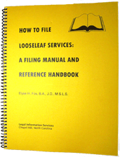 How to File Looseleaf Services for Law Librarians